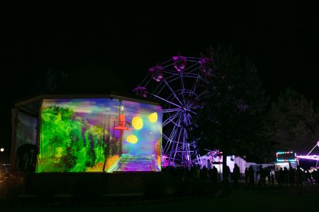 Rotunda & Ferris Wheel at Port Pirie SALA Winter Festival 2023