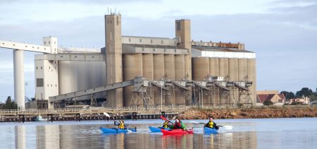 Kayaks on Pirie River