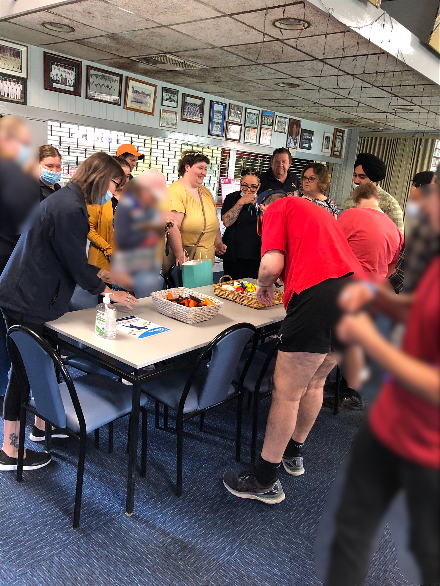 morning tea served at the come and try session