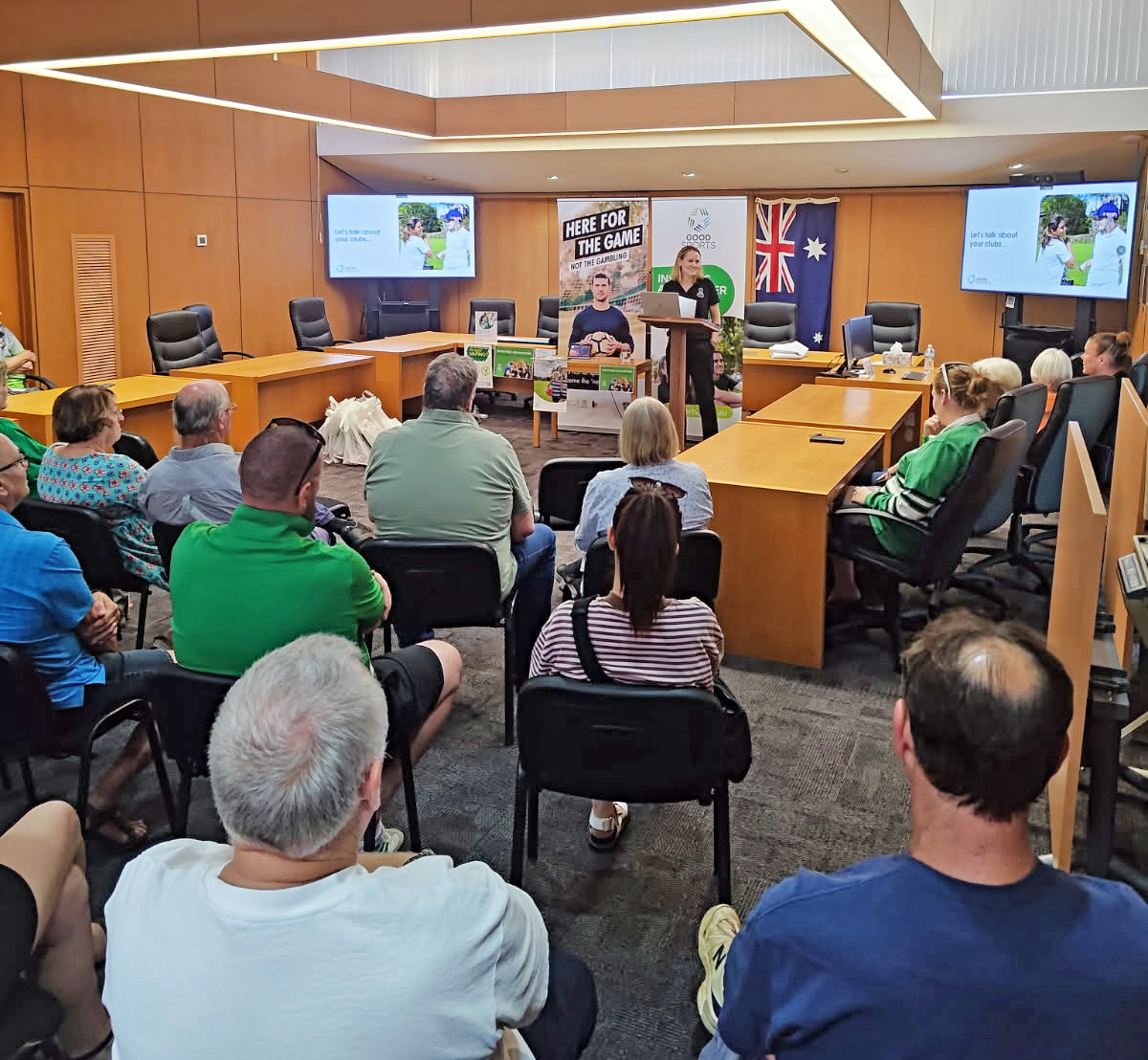 Good Sports session held in Council Chambers