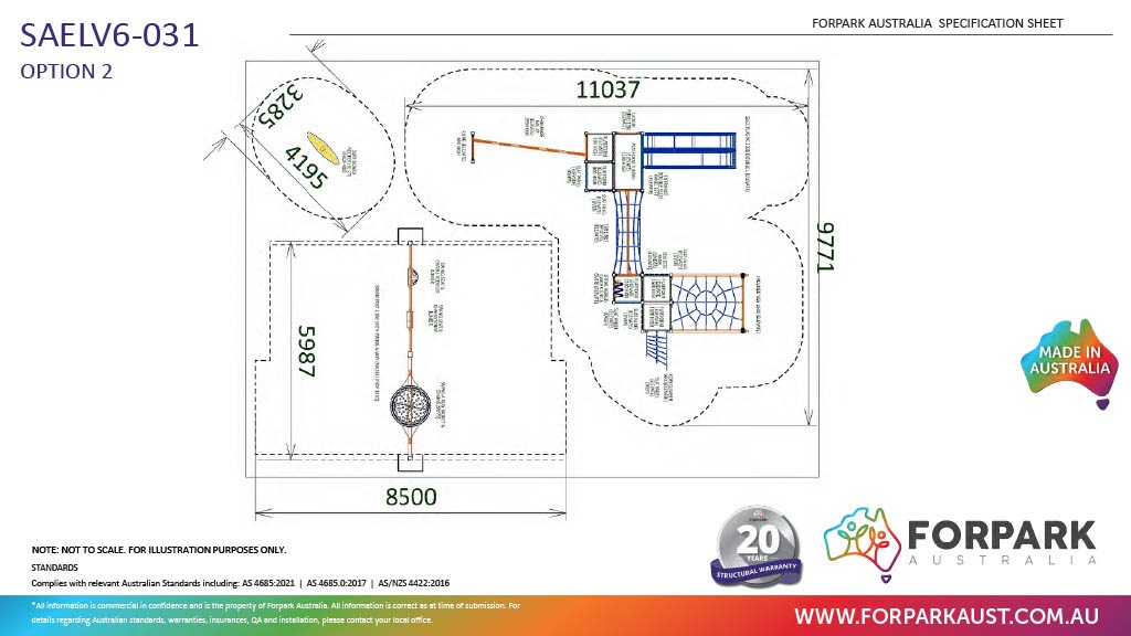 Concept plan for new playground at Plenty Street