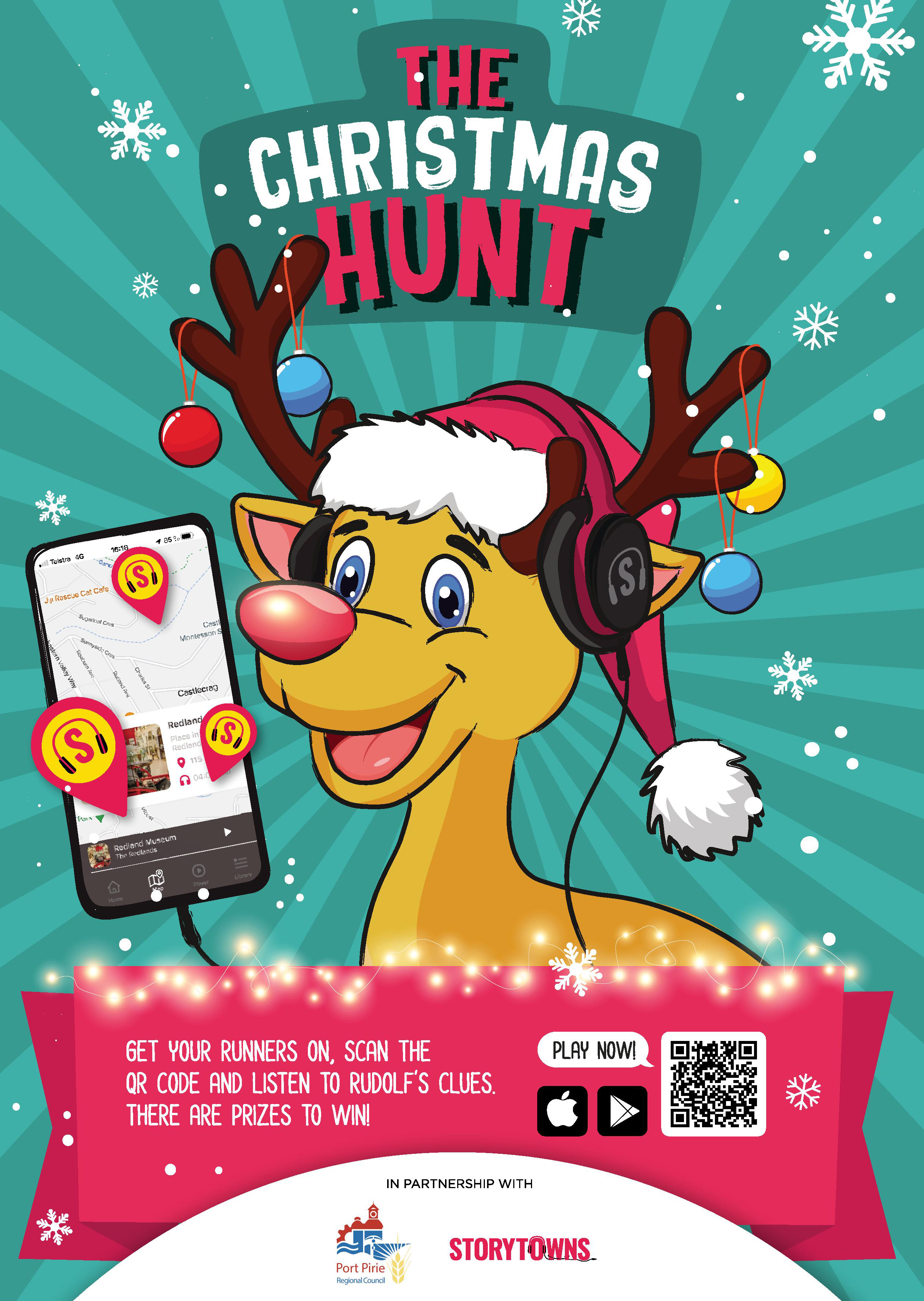 cartoon reindeer