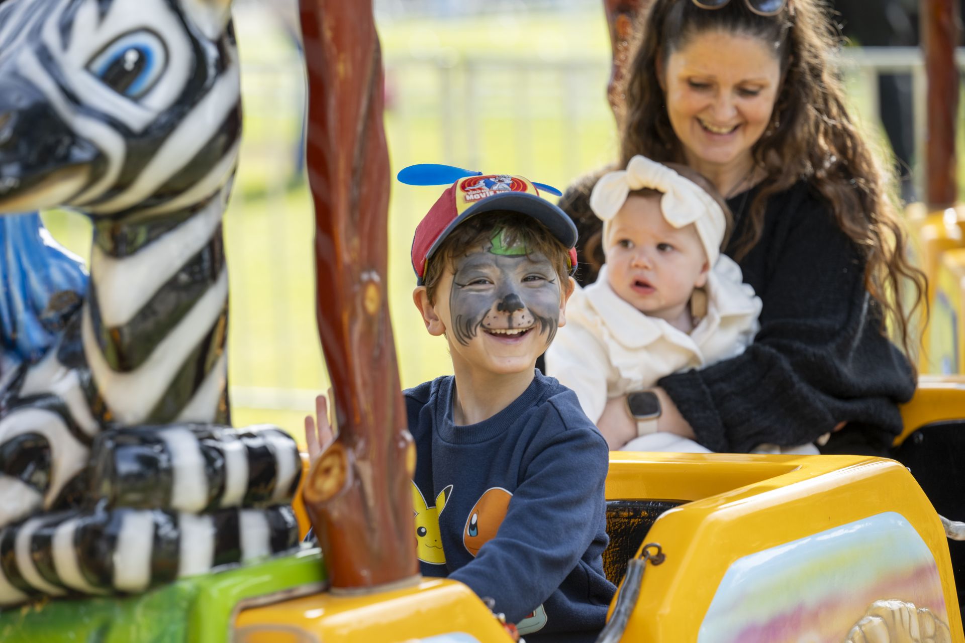 Carnival ride fun at the 2024 Festival