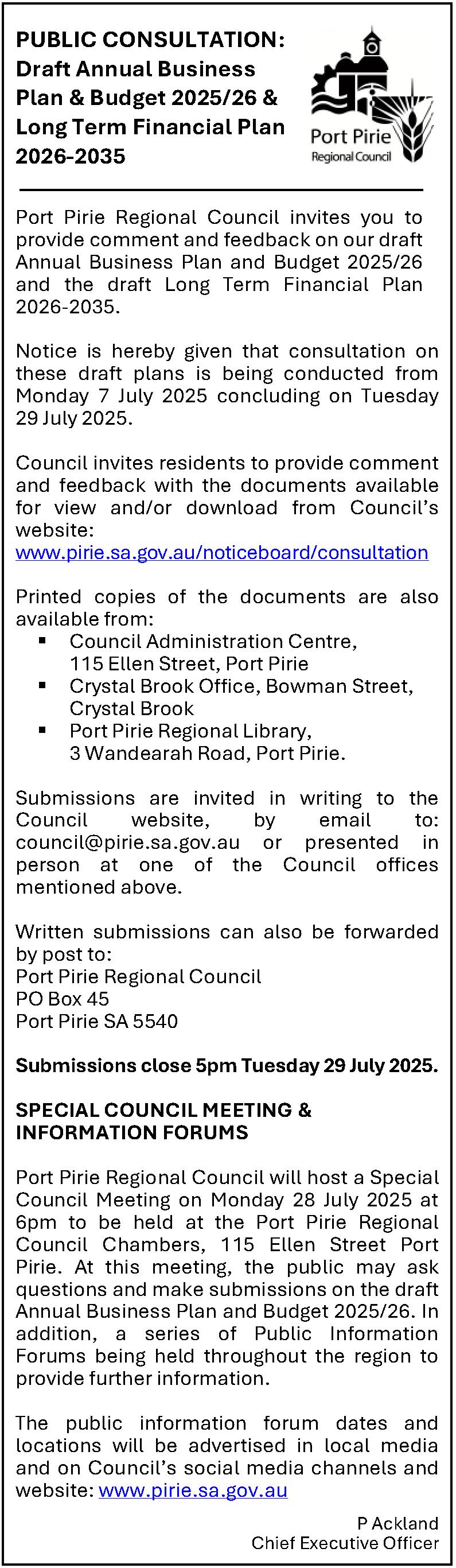 public notice