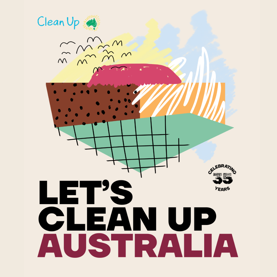 clean up australia day 2026 illustration