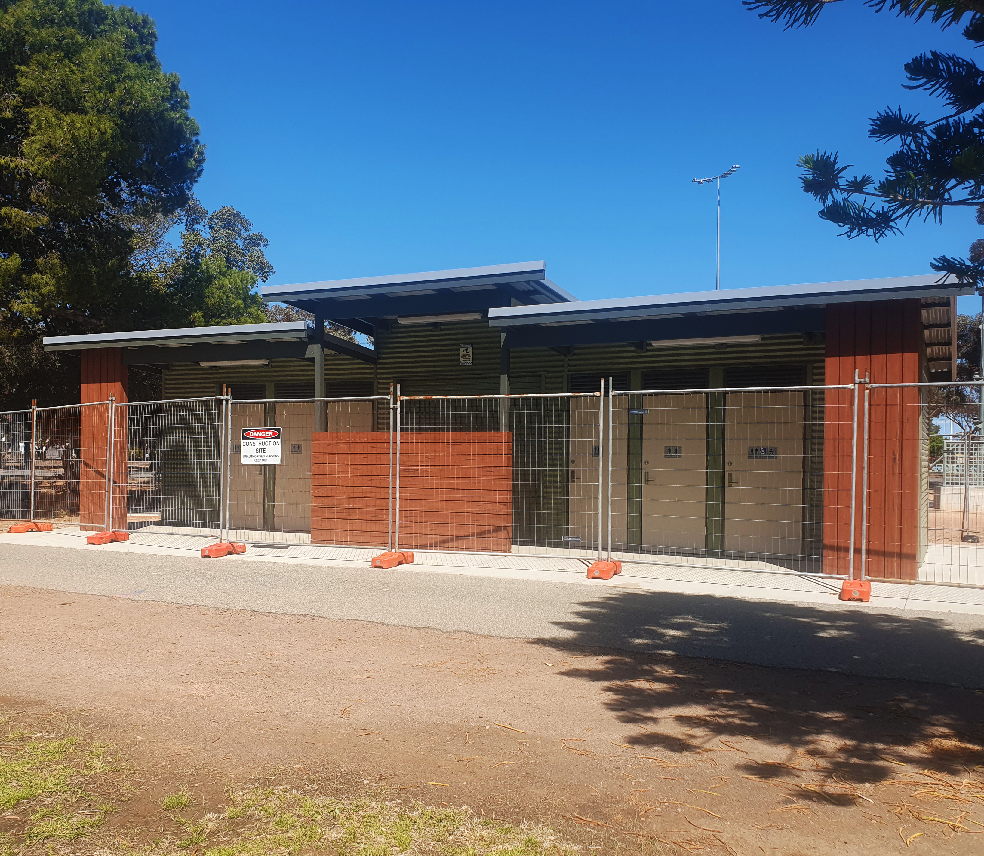 toilet block