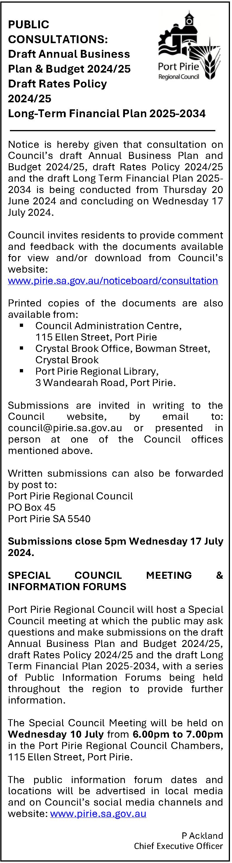 public notice