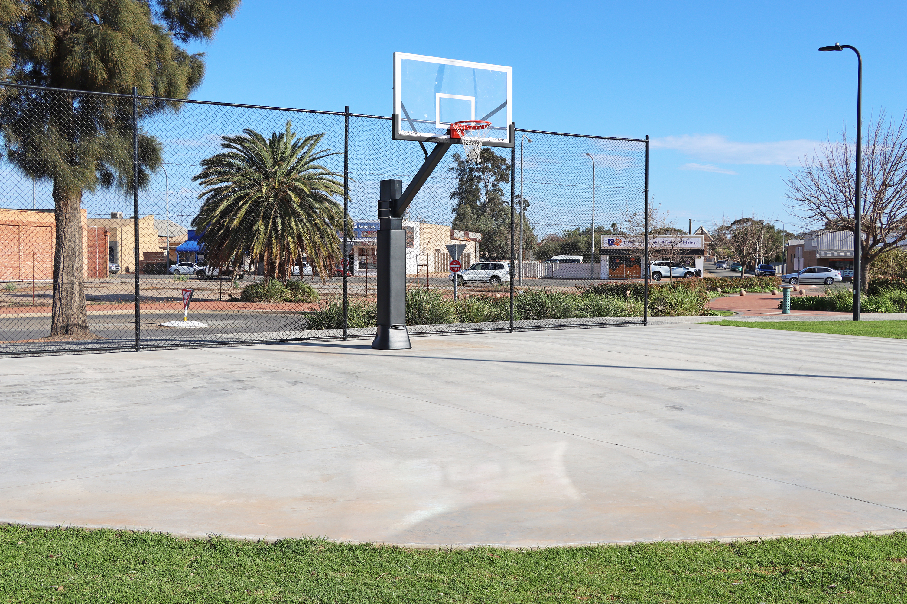 beach basketball court