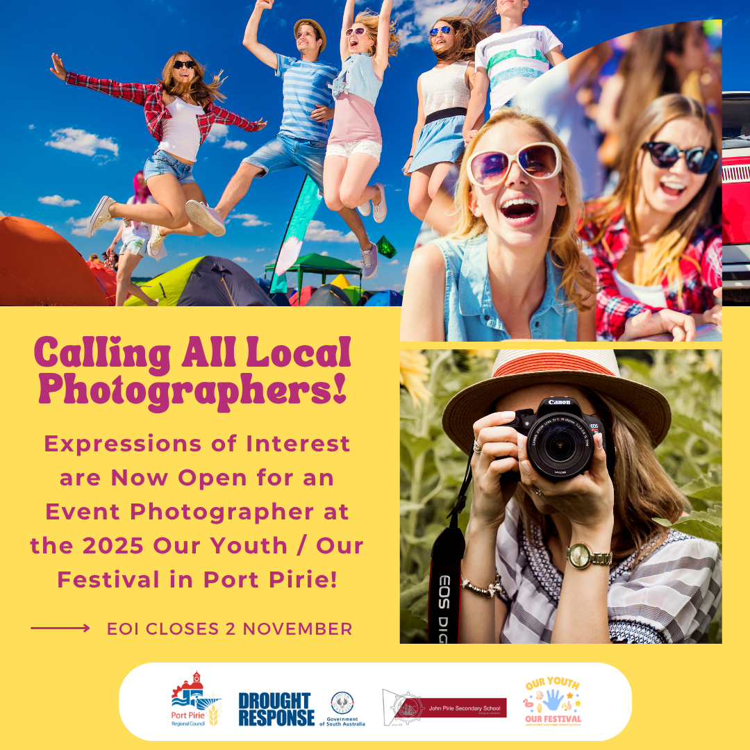 Eoi Tile Calling Local Photographers to Capture Port Pirie’s Youth-Led Festival ...