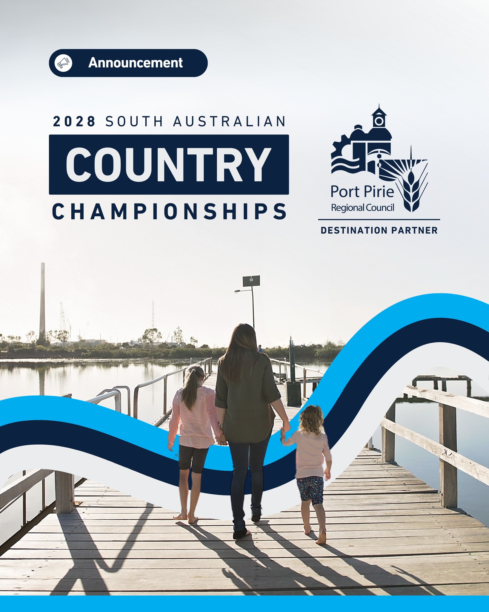 image of family walking on Port Pirie jetty