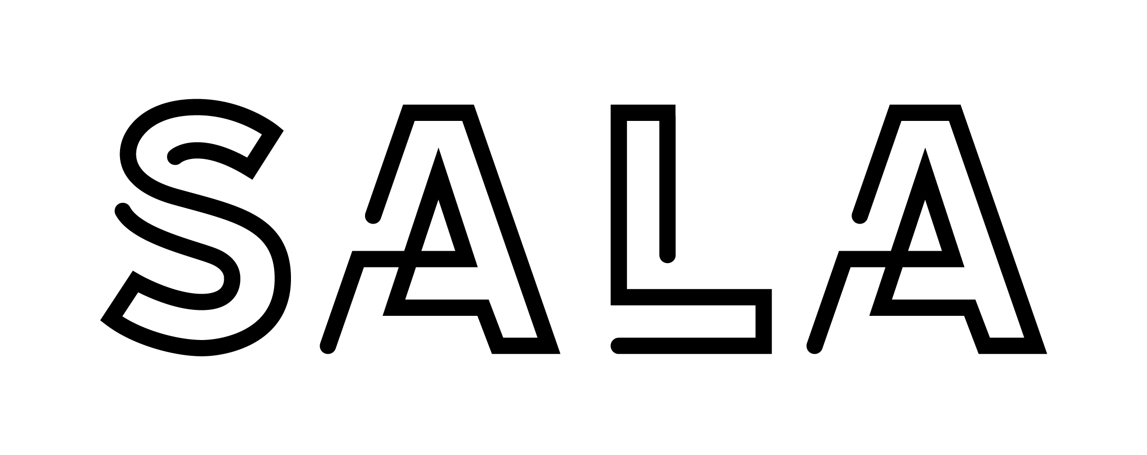 sala logo black and white